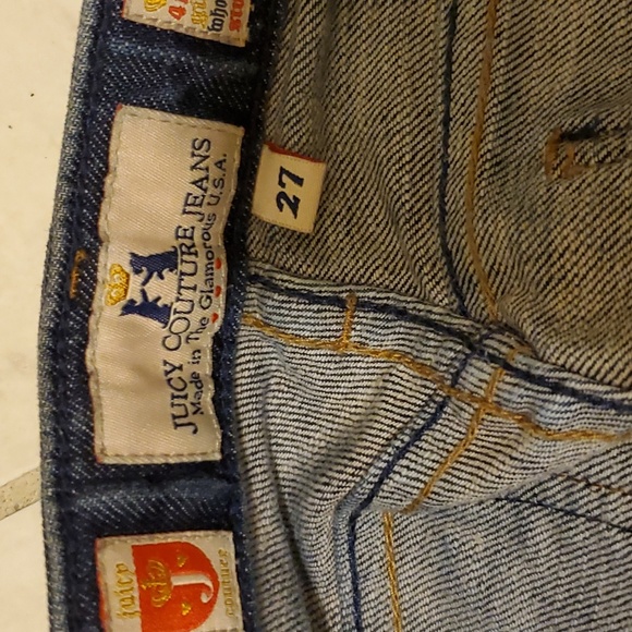 Juicy Couture Women's Capri denim Fitted Jeans. 27 - Picture 12 of 13